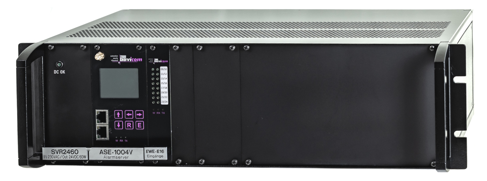 Zentrale Installation für maximale Übersicht und Erweiterbarkeit.